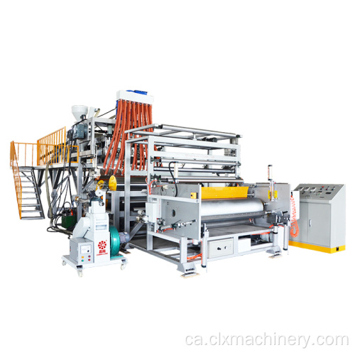 Màquina de film d'embolcall elàstic extrusionat co-extrudit